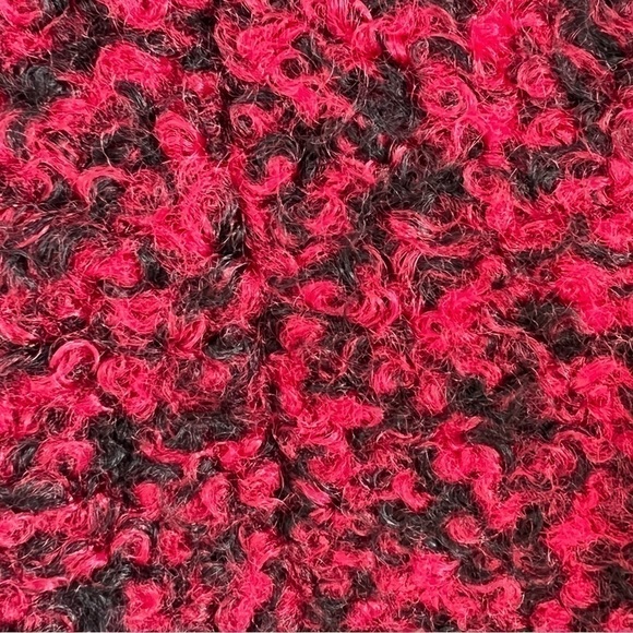 NWT Dinh Ba Knit Red and Black Blazer - Size XS - Picture 5 of 7